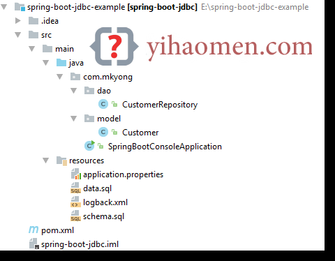 Spring Boot JDBC + MySQL + HikariCP example