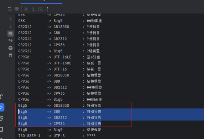 用AI生成的一段穷举编码转换的java代码