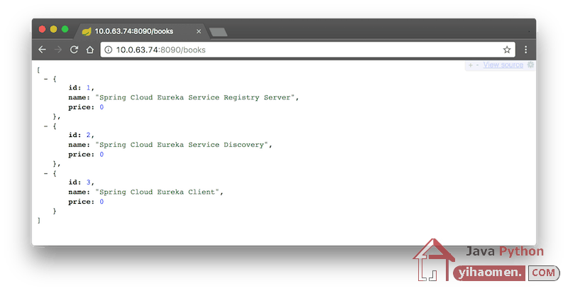 Spring Cloud Eureka Service Discovery Client Server Example