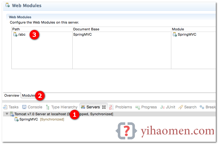 Eclipse  How to change web project context root