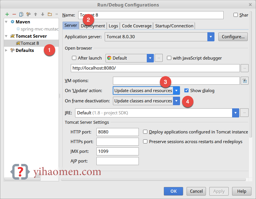 Intellij IDEA  Auto reload a web application (hot deploy)