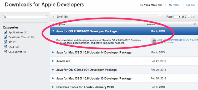 Download JDK Source code for Mac OS X