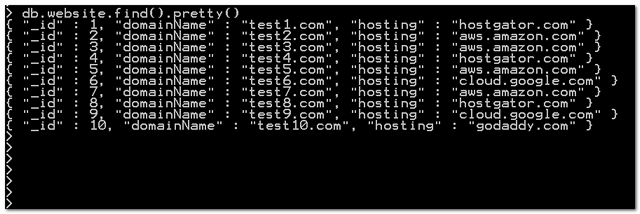 MongoDB  Aggregate and Group example