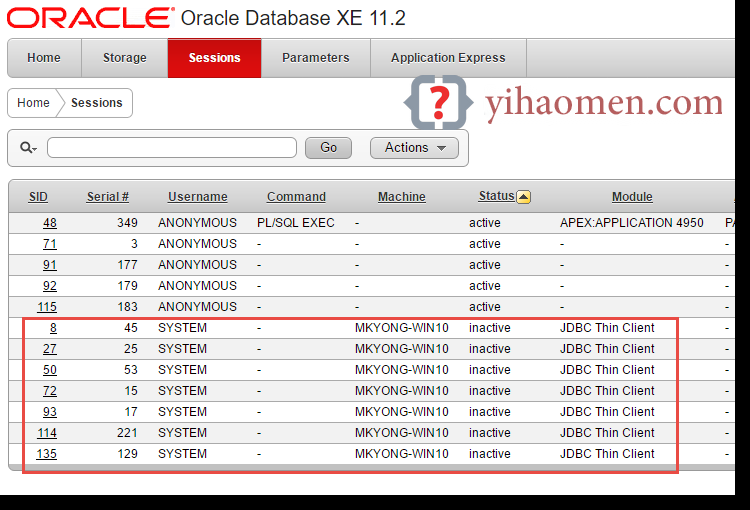 Spring Boot JDBC + Oracle database + Commons DBCP2 example