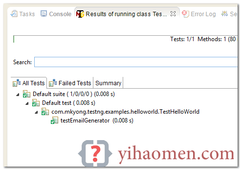 TestNG Hello World Example