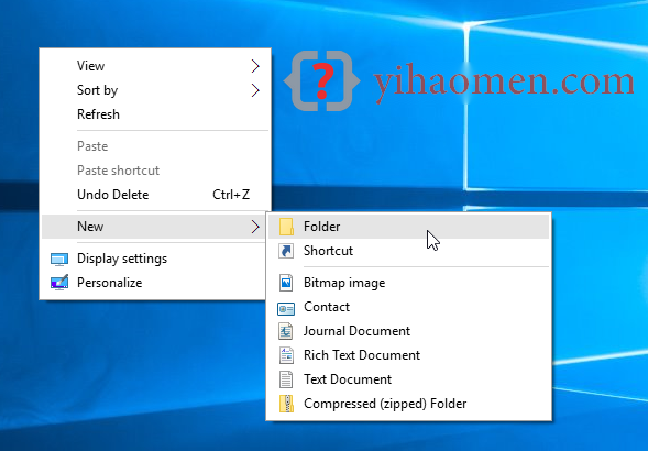 Windows 10  Can not create new folder